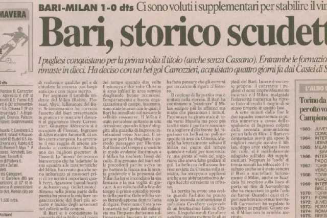 Squalifiche, incidenti e infortuni: il destino maledetto di quel grande Bari Primavera